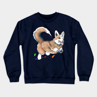 Corgicorn - Adorable Fantasy Dog Art Crewneck Sweatshirt